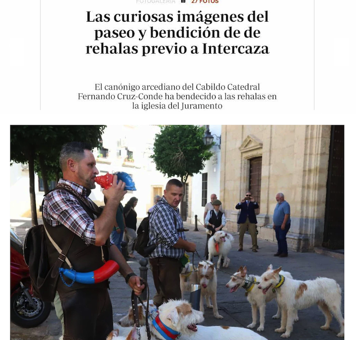 ABC 16:6 Las curiosas imágenes del paseo y bendición de de rehalas previo a Intercaza